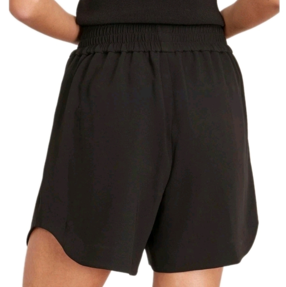 TRINA TURK High-waist Relaxed Black Dress Shorts In Black Size Small - Picture 3 of 9